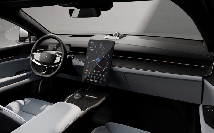 Polestar 3 interior ambient lighting - YouTube